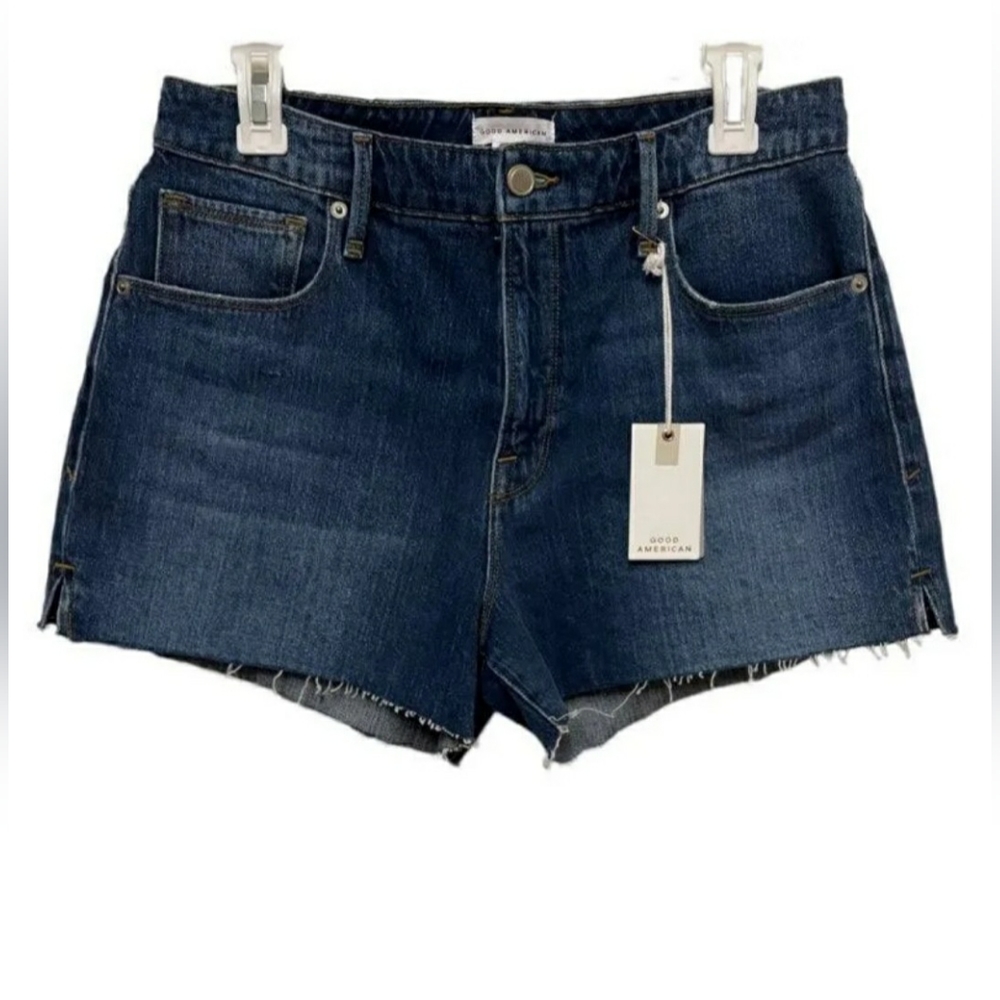 Good American cut off shorts